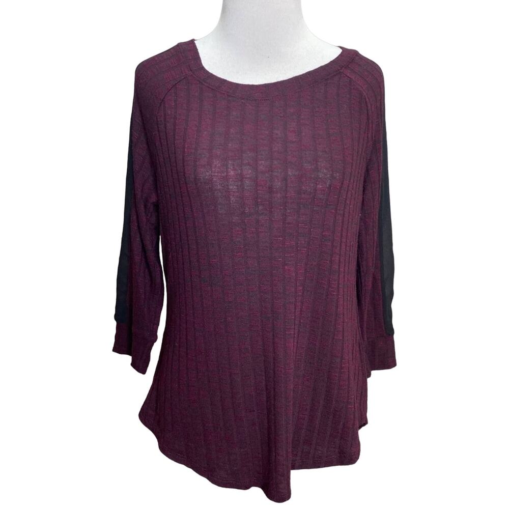 Halo Rayon Lined Sheer Accent Sweater Small